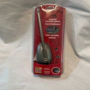 Computer Stand Microphone Noise Cancelling - Silver